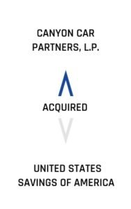 Canyon Car Partners, L.P. Acquired United States Savings of America