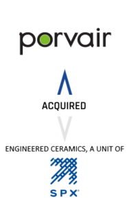 Porvair PLC Acquired Engineered Ceramics, a unit of SPX Corporation
