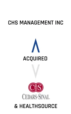 CHS Management Inc Acquired Cedar Sinai Specialty Group & HealthSource